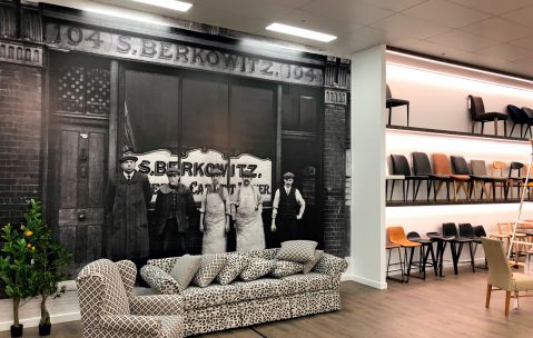 Wall Graphics at Berkowitz Furniture
