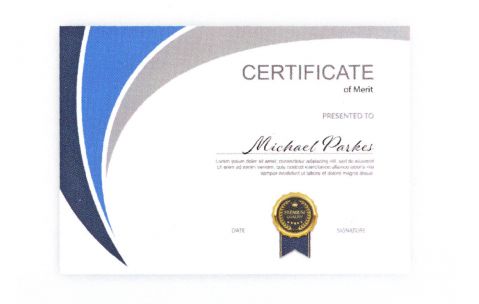 Certificates