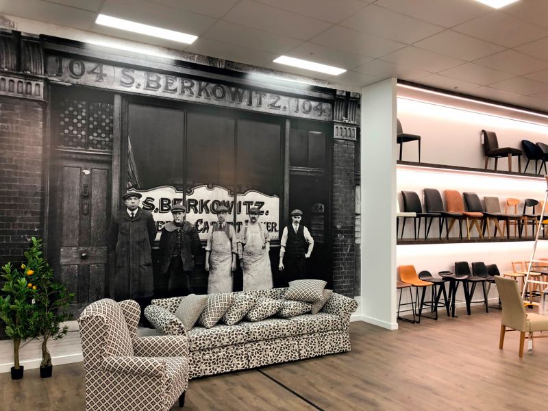 Wall Graphics at Berkowitz Furniture